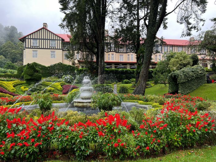 Colonial style buildings in Nuwara Eliya